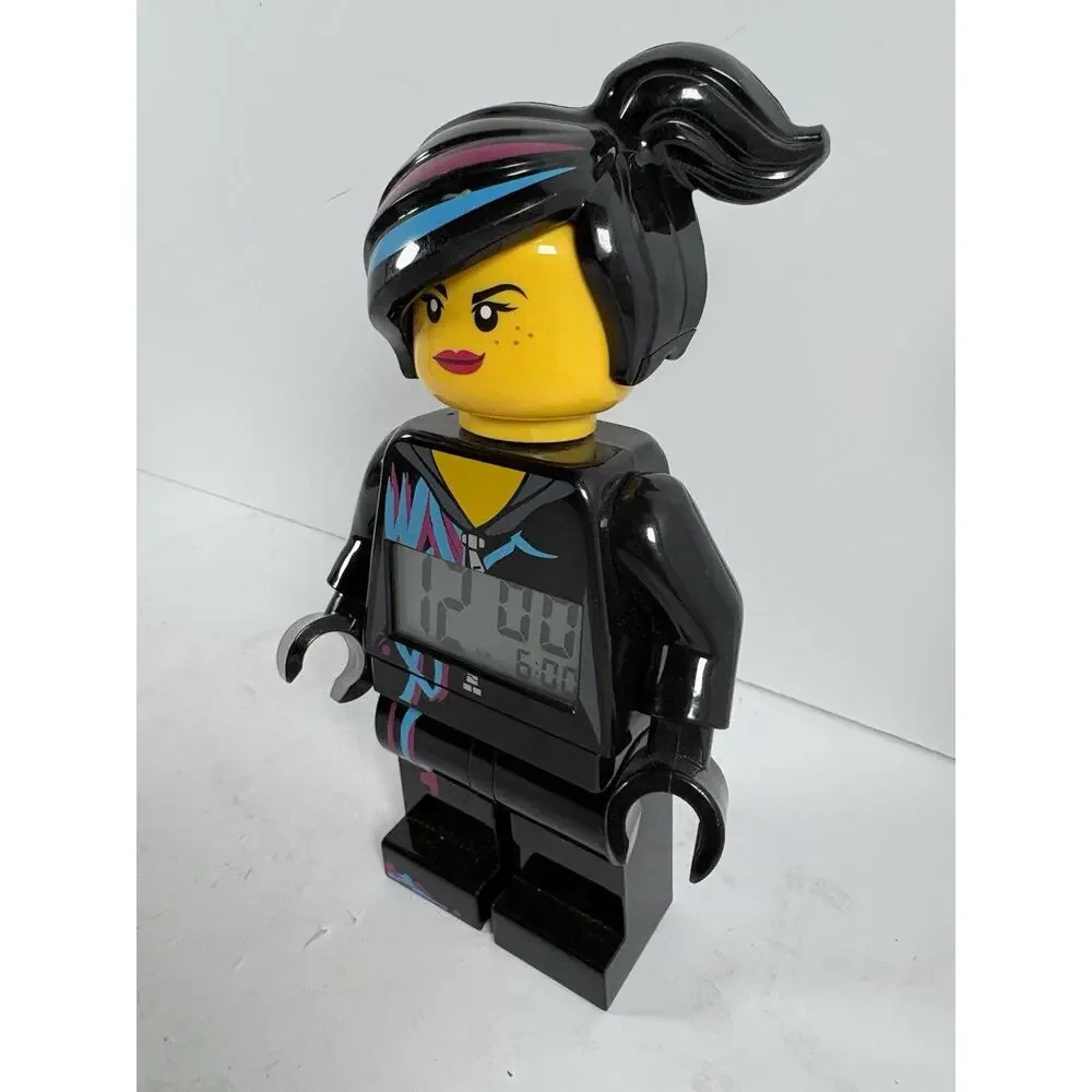The LEGO Movie Wyldstyle Digital Alarm Clock 9in Tall Wild Style - Tested Works